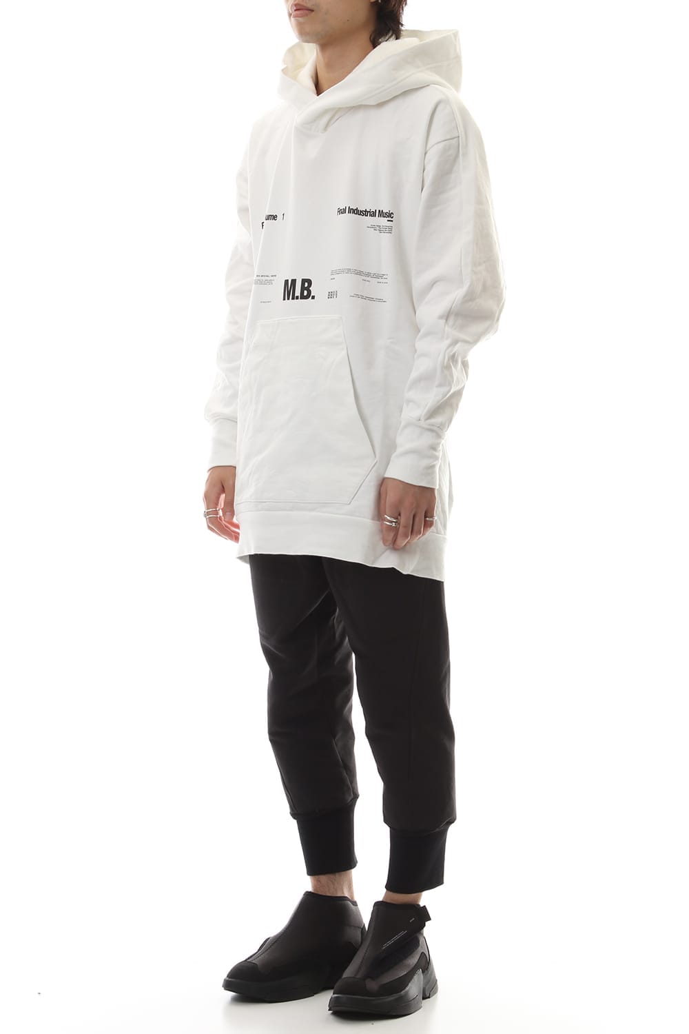 M. B. BIG HOODIE White