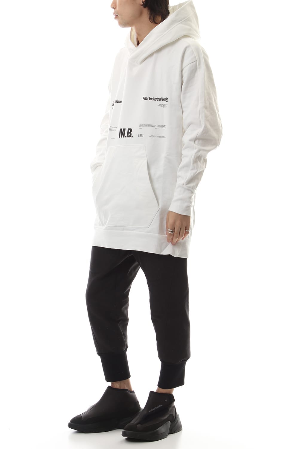 M. B. BIG HOODIE White