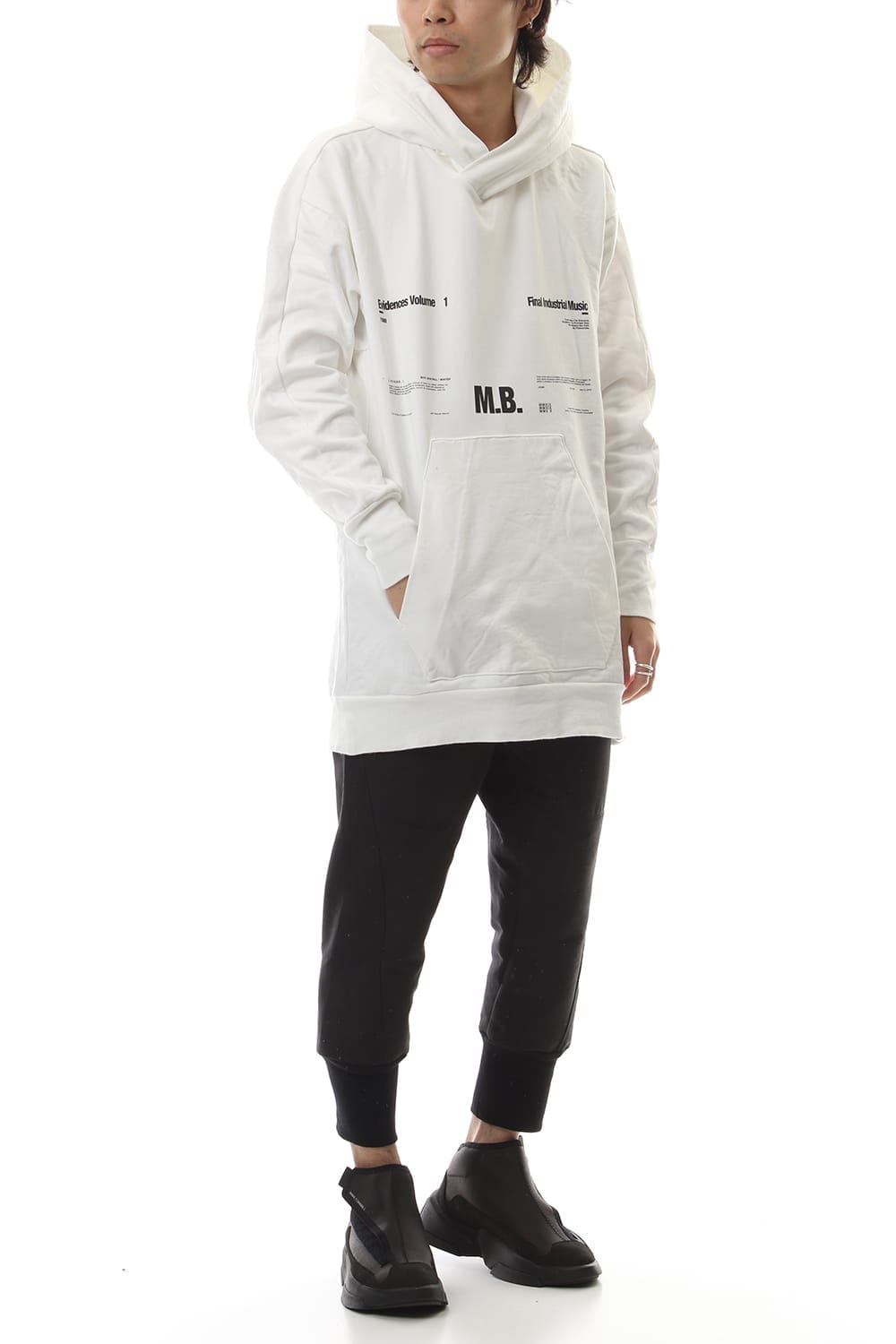 M. B. BIG HOODIE White