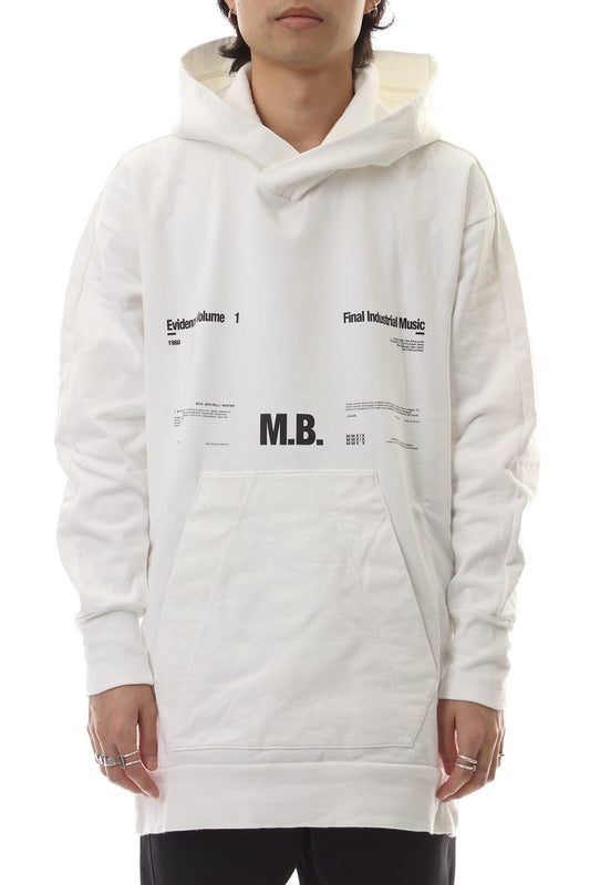M. B. BIG HOODIE White