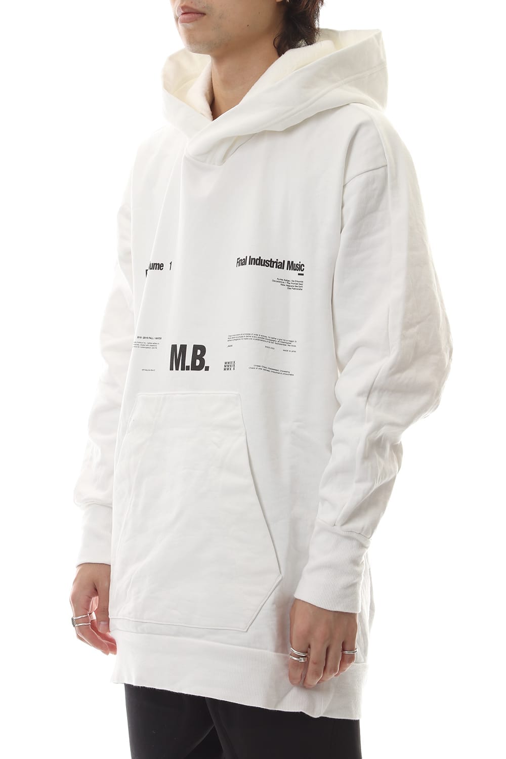 M. B. BIG HOODIE White