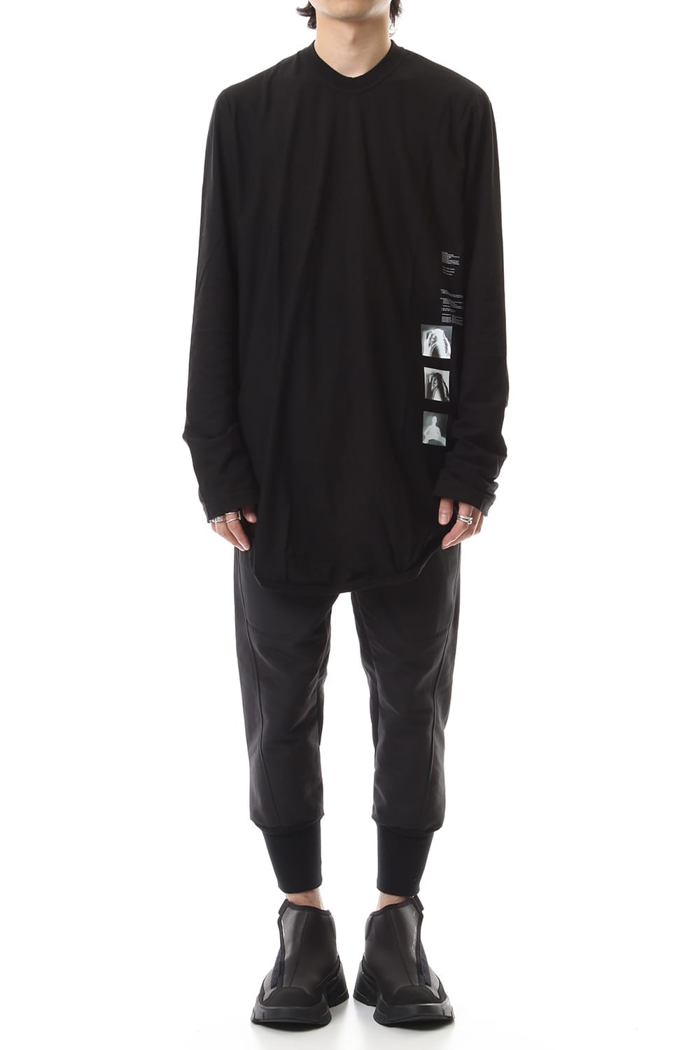 T.A.Z LONGSLEEVE ROUND SHIRT Black