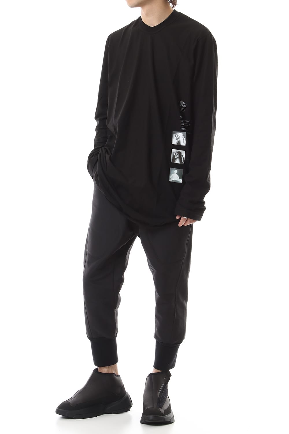 T.A.Z LONGSLEEVE ROUND SHIRT Black