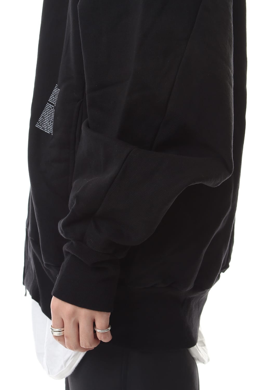 D.A. BALLOON HOODIE Black