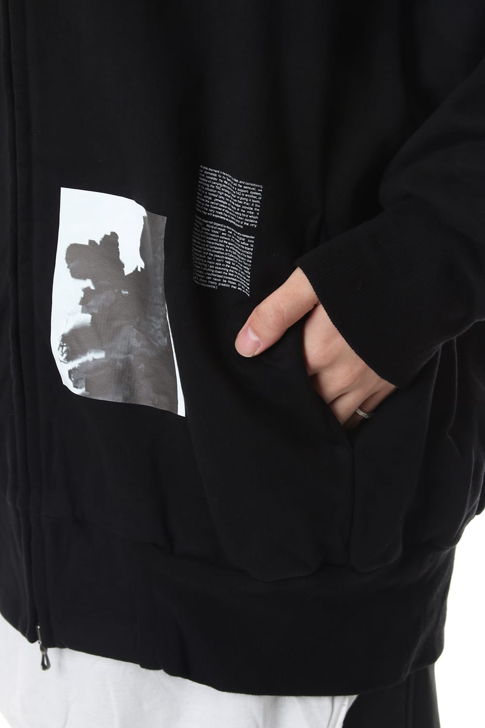 D.A. BALLOON HOODIE Black