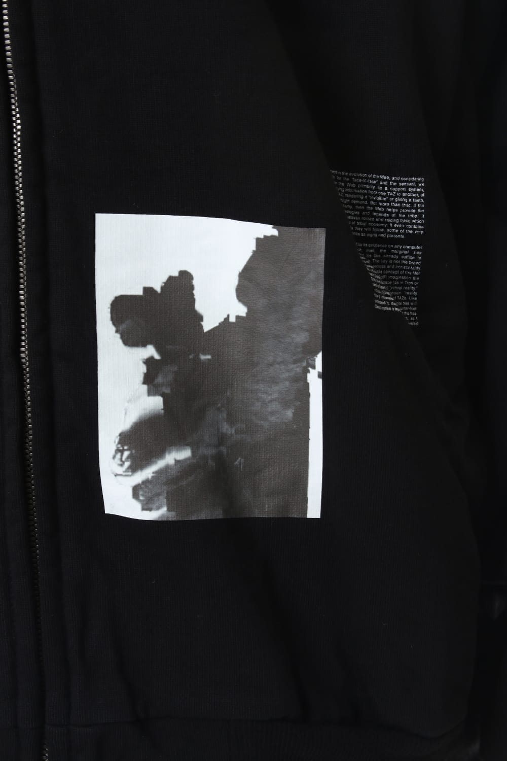 D.A. BALLOON HOODIE Black