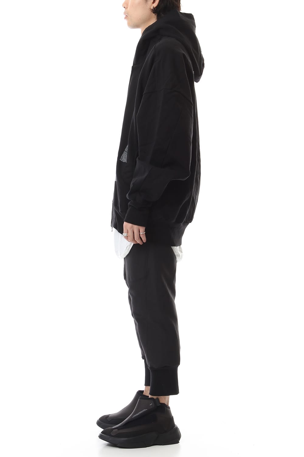D.A. BALLOON HOODIE Black