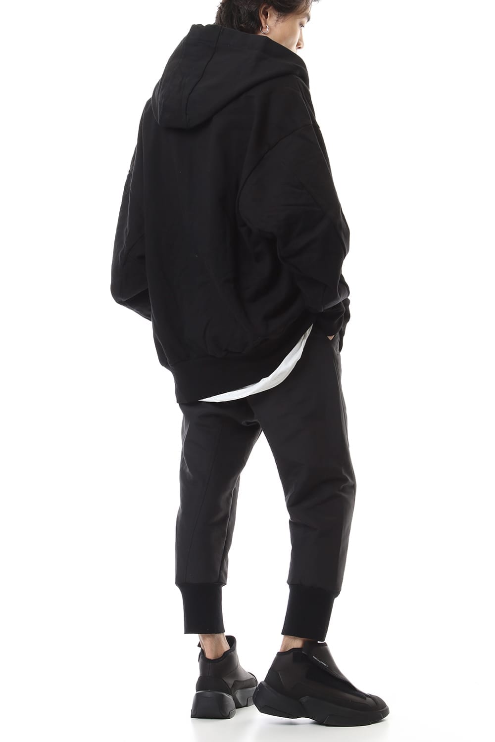 D.A. BALLOON HOODIE Black