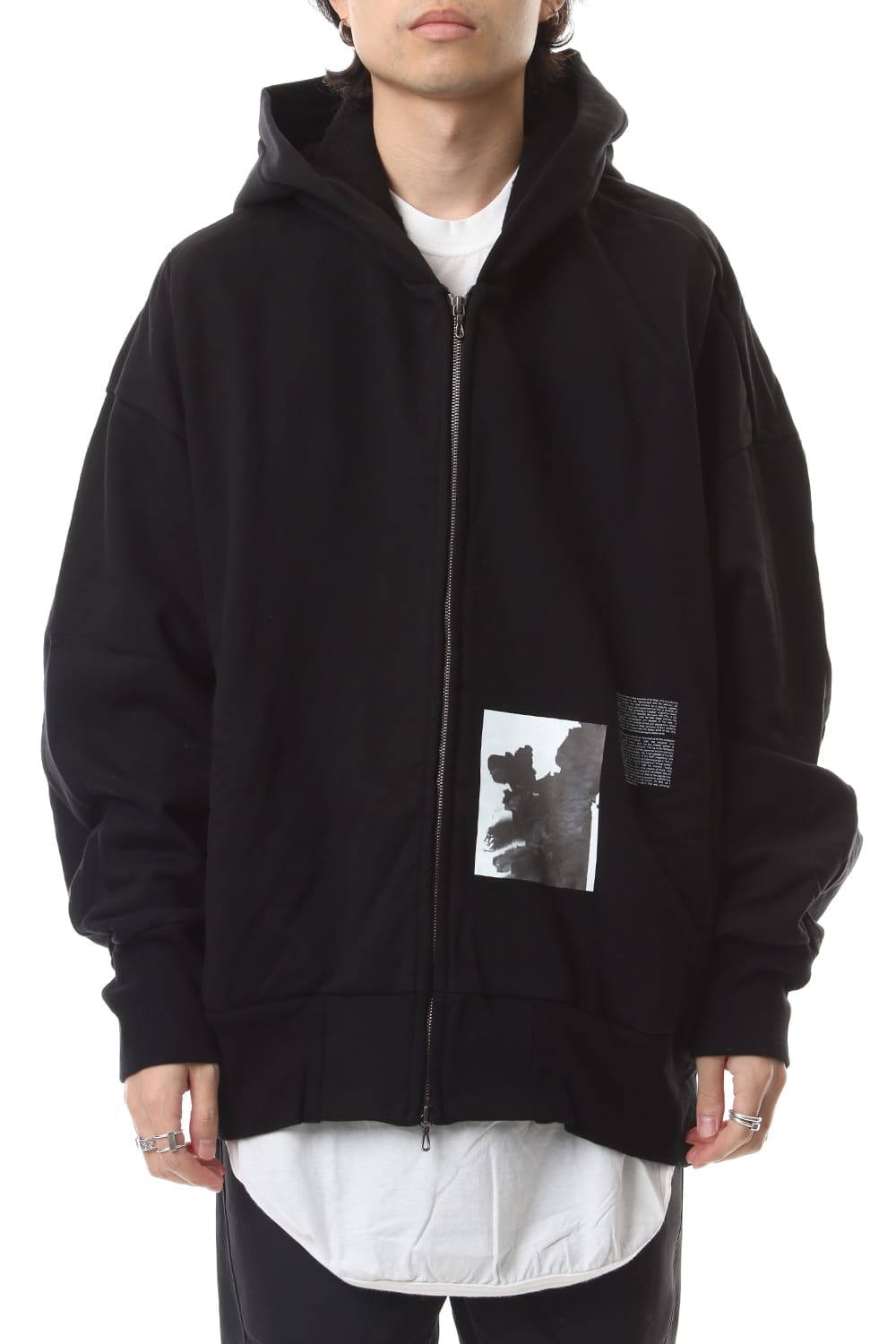 D.A. BALLOON HOODIE Black