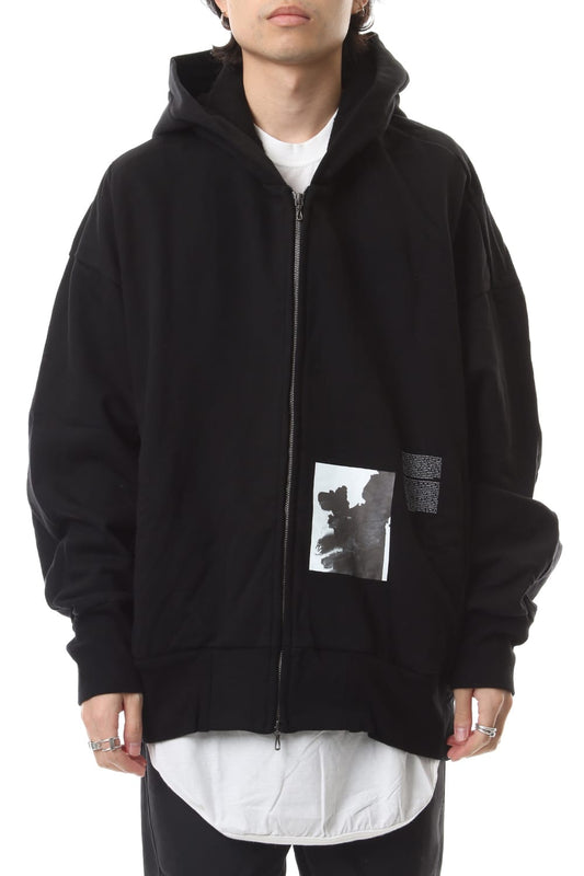 D.A. BALLOON HOODIE Black