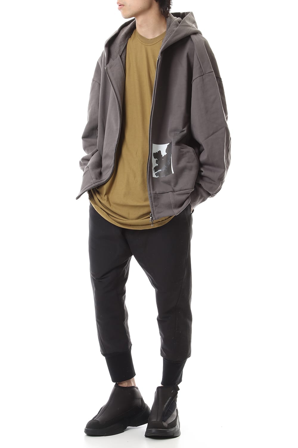 D.A. BALLOON HOODIE Gray