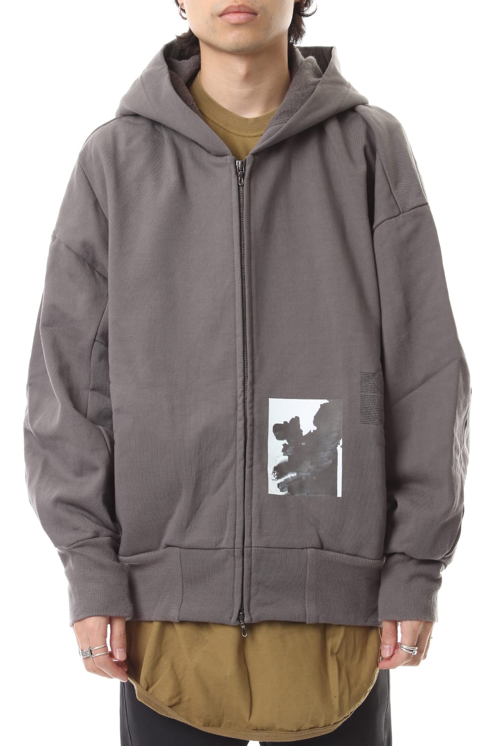 D.A. BALLOON HOODIE Gray