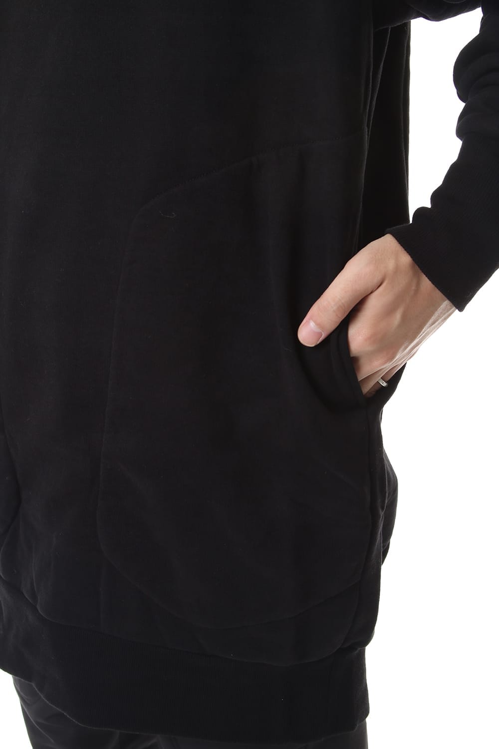 BIG SWEATSHIRT JACKET Black