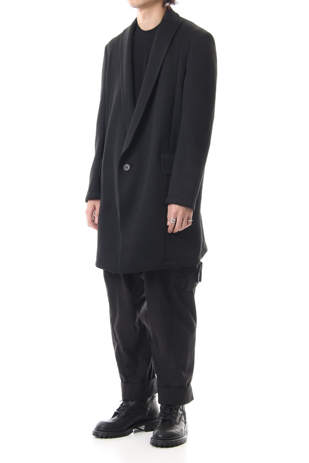 LOZENGE TAILORED COLLAR JACKET