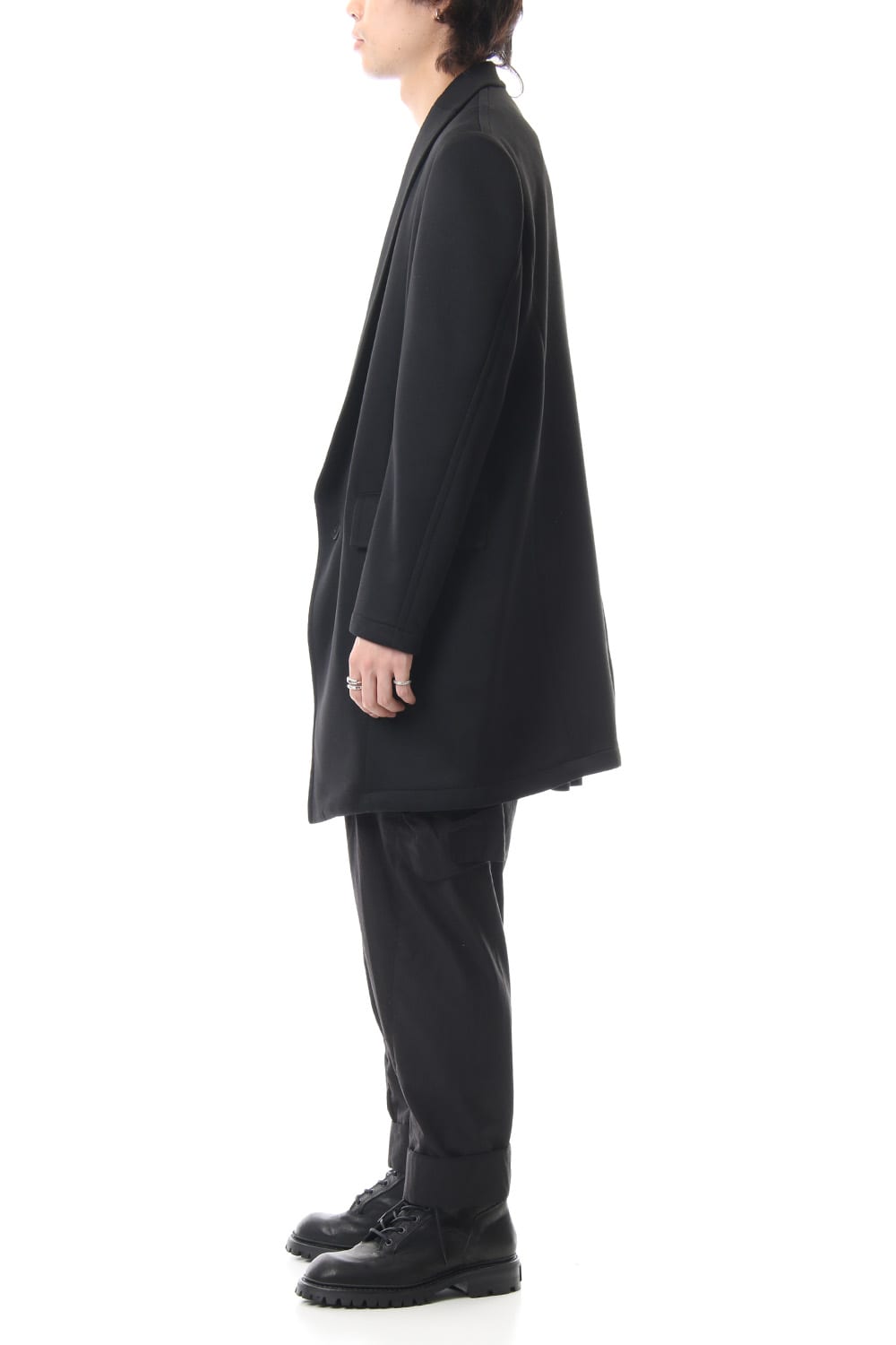 LOZENGE TAILORED COLLAR JACKET