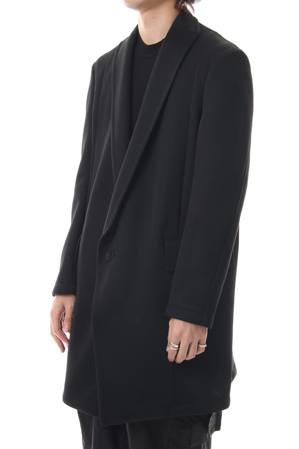 LOZENGE TAILORED COLLAR JACKET