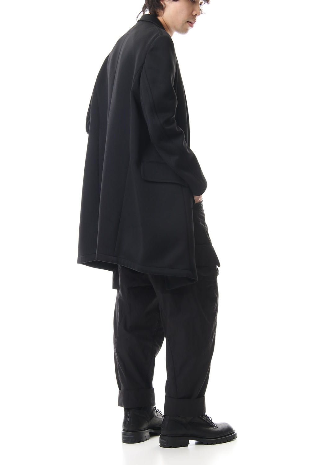 LOZENGE TAILORED COLLAR JACKET