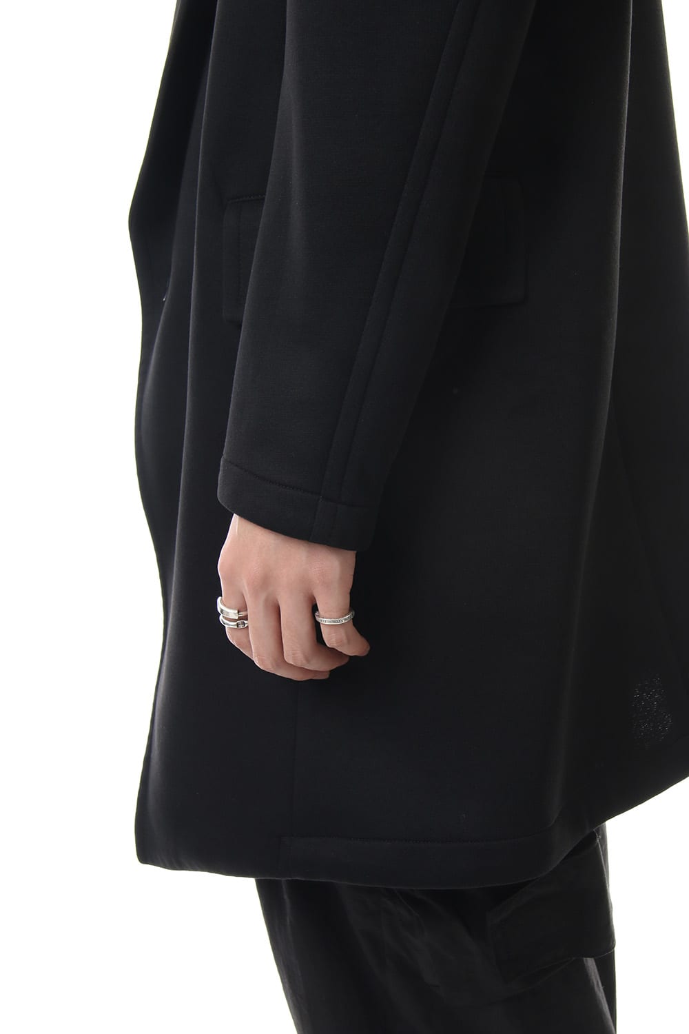 LOZENGE TAILORED COLLAR JACKET