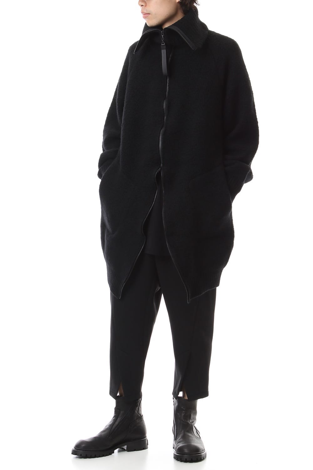 MASKED HIGHT NECK JACKET