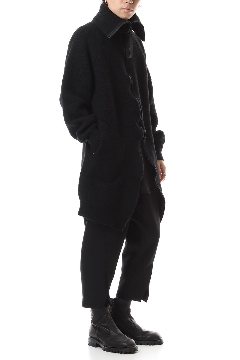 MASKED HIGHT NECK JACKET