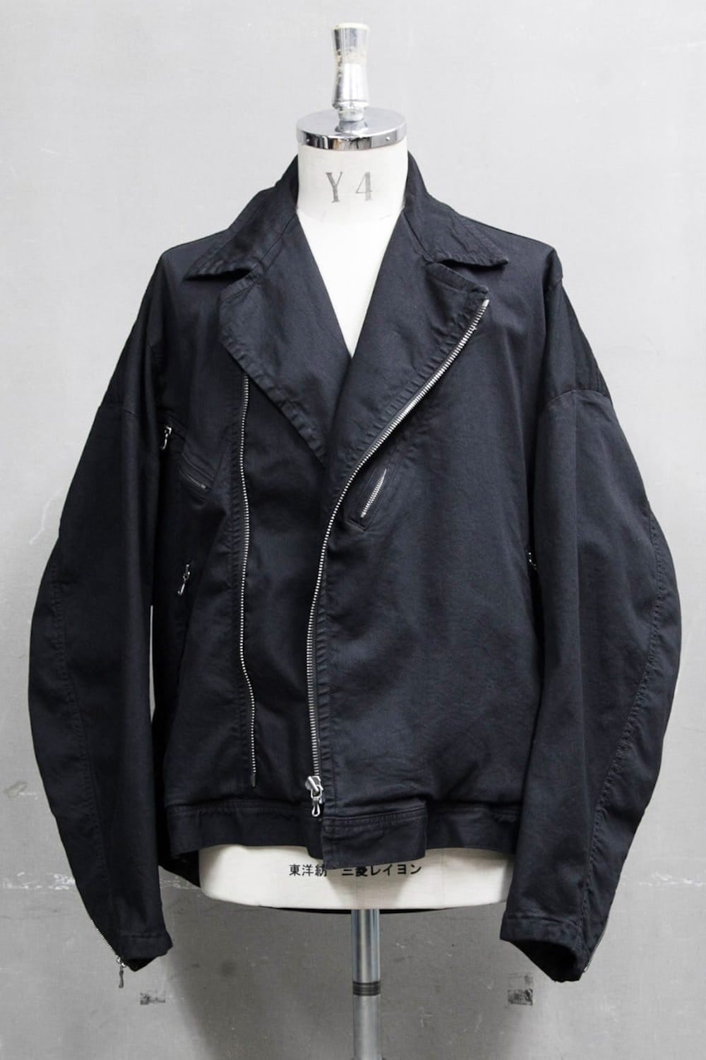MOTORCYCLE JACKET Black