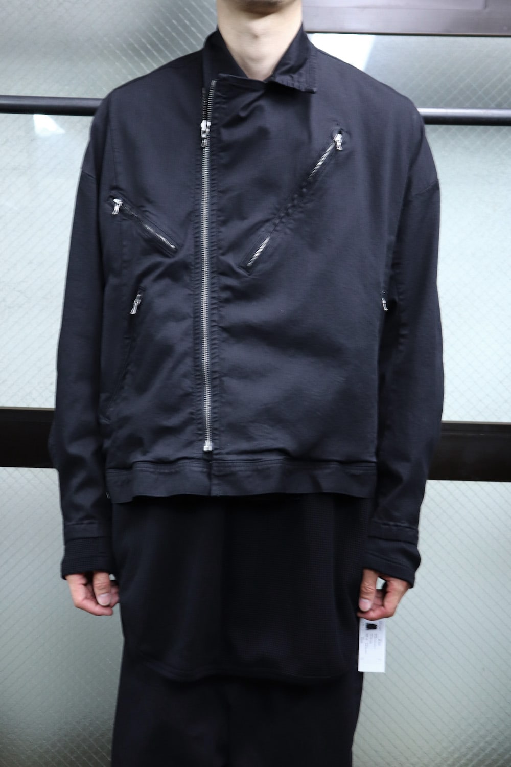 MOTORCYCLE JACKET Black