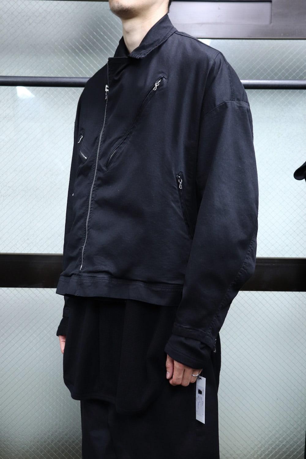 MOTORCYCLE JACKET Black