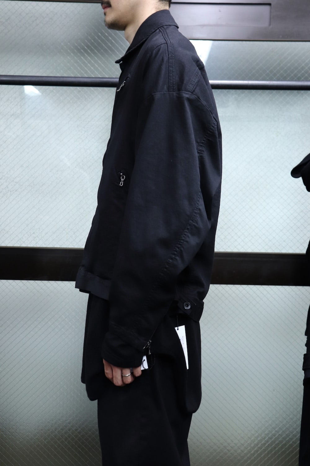 MOTORCYCLE JACKET Black