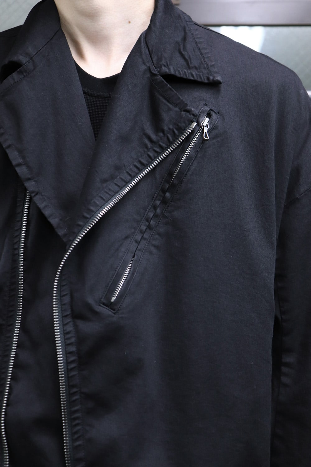 MOTORCYCLE JACKET Black