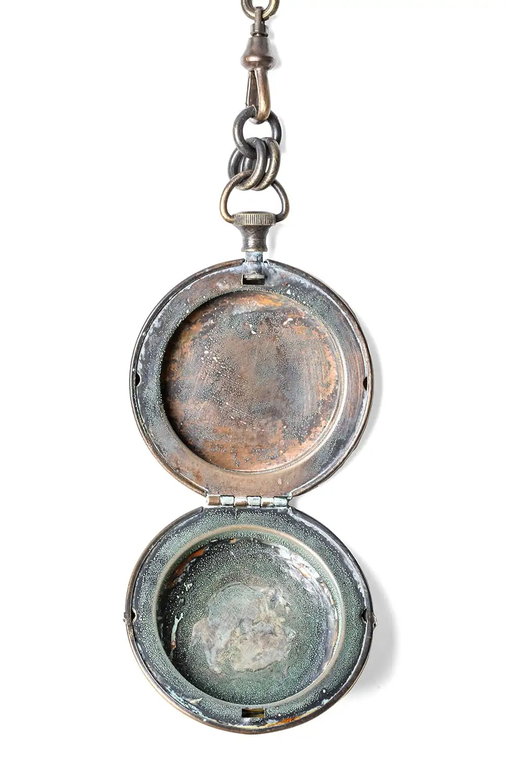 Thin Metal Wire Pocket Watch Style Pendent 85