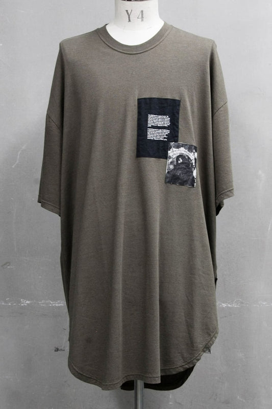 PATCH PRINT OS T-SHIRT Khaki