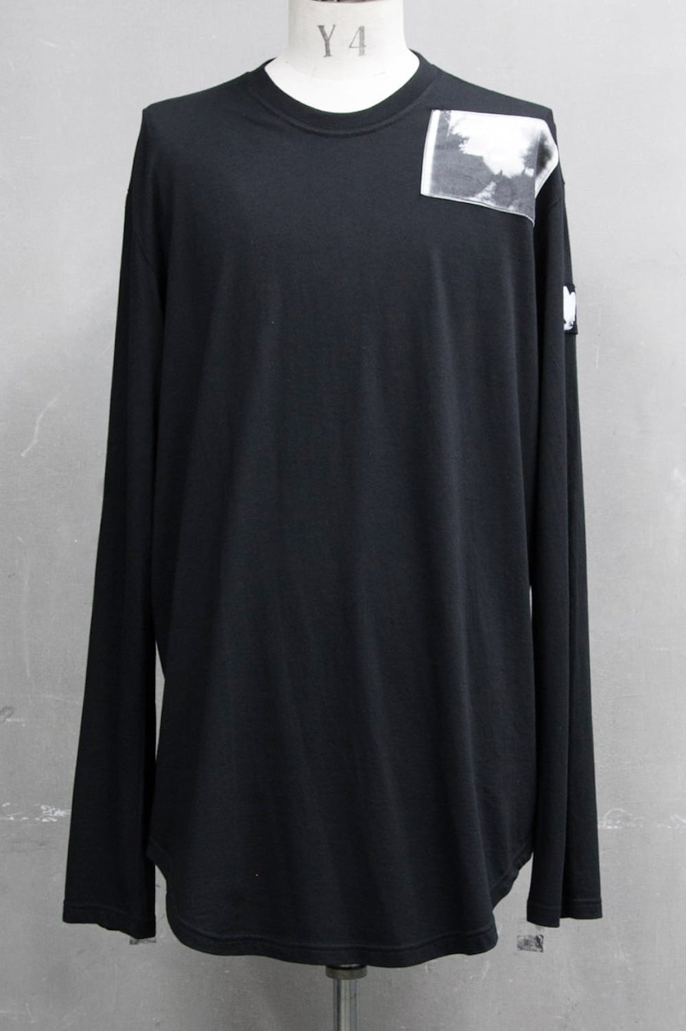 PATCH PRINT SHIRT Black