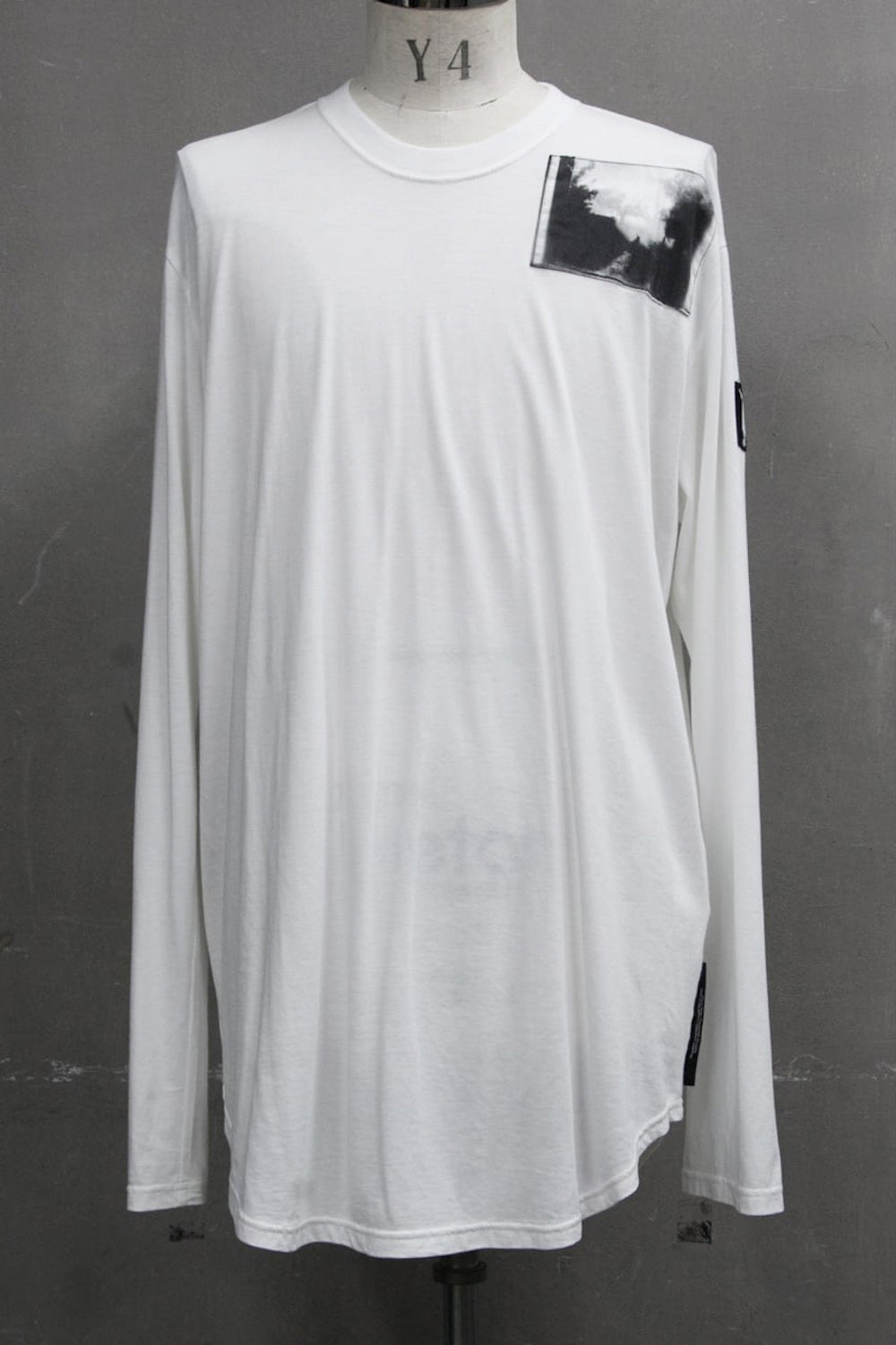 PATCH PRINT SHIRT White