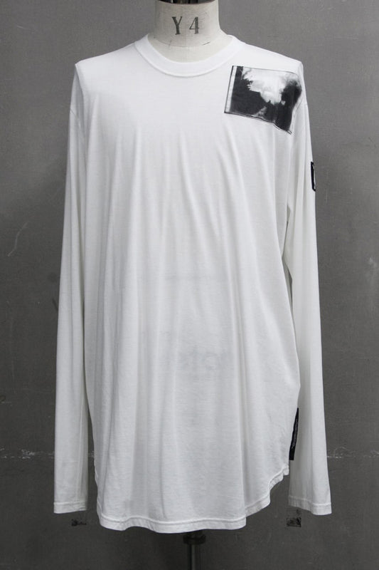 PATCH PRINT SHIRT White