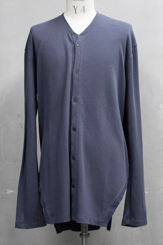 FRAMED HEM CARDIGAN Blue Gray