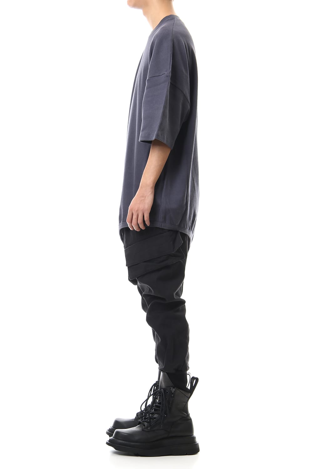 LOOP T-SHIRT Blue Gray