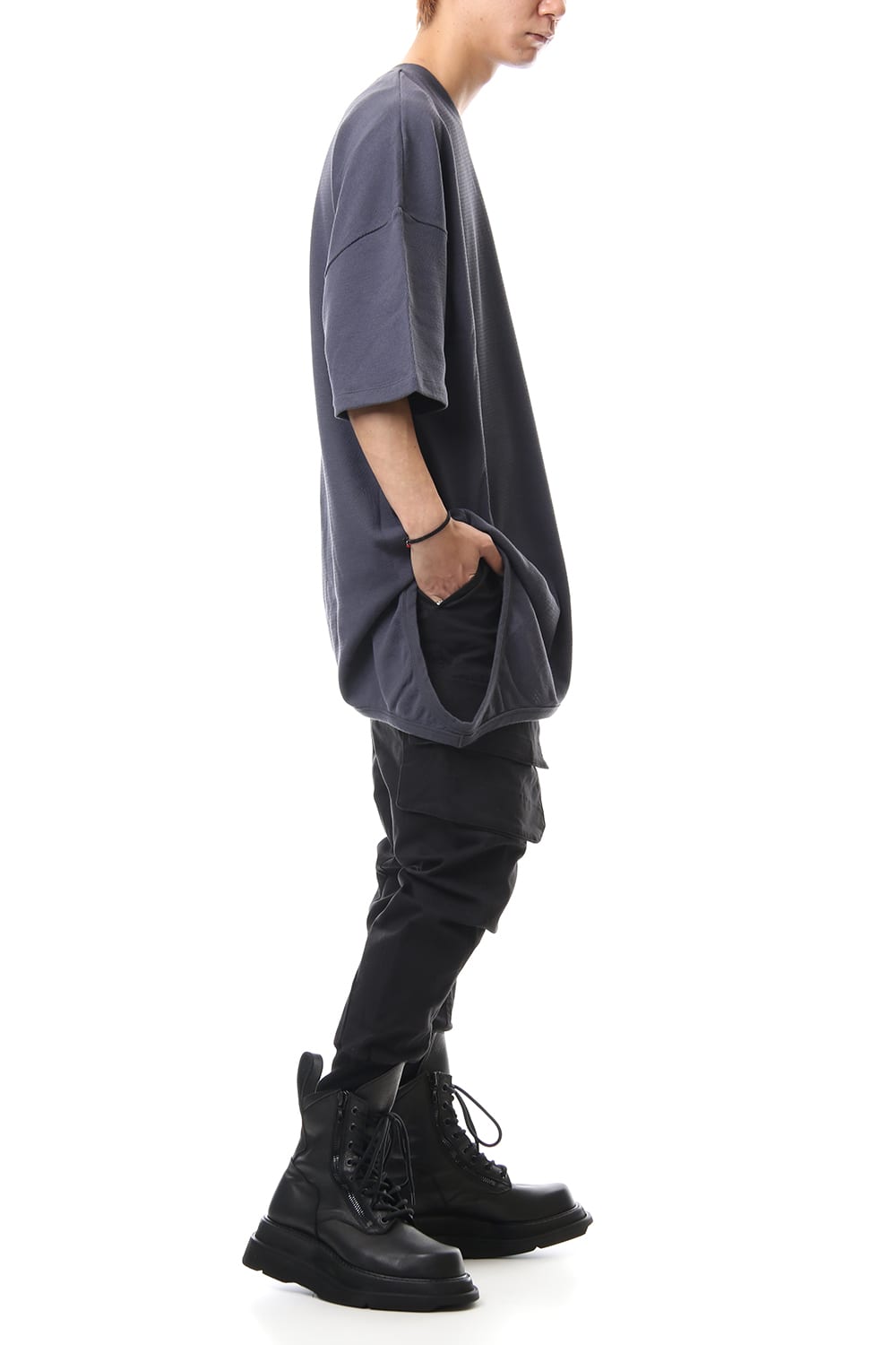 LOOP T-SHIRT Blue Gray