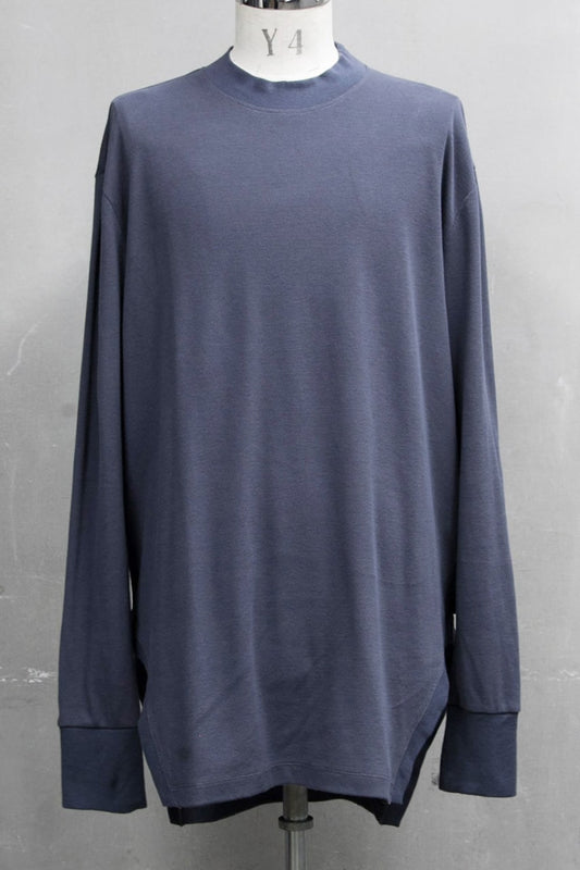 FRAMED HEM SHIRT Blue Gray
