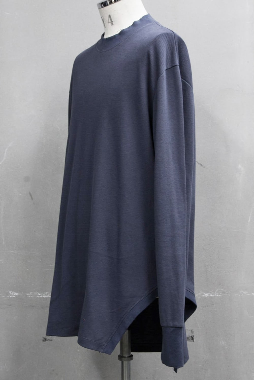 FRAMED HEM SHIRT Blue Gray