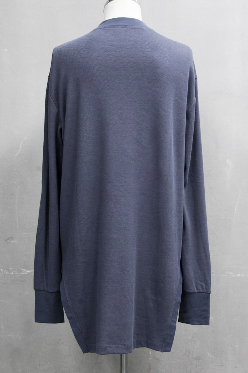 FRAMED HEM SHIRT Blue Gray