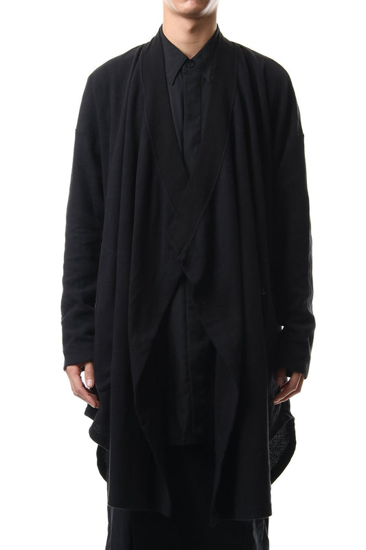 DRAPE GOWN Black