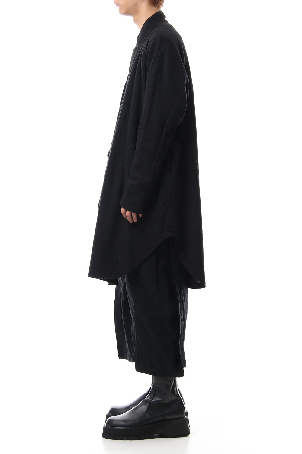 DRAPE GOWN Black