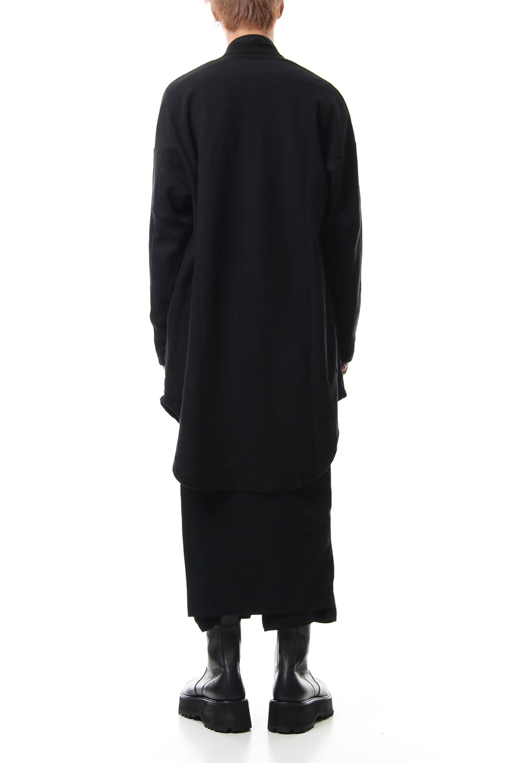 DRAPE GOWN Black