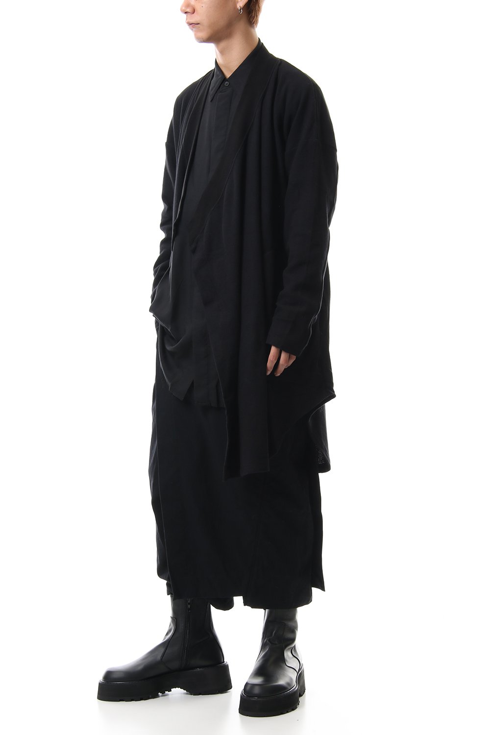DRAPE GOWN Black