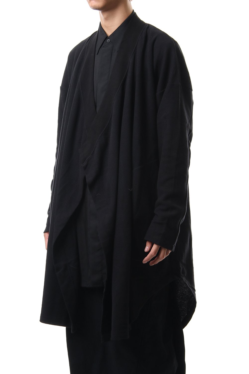 DRAPE GOWN Black