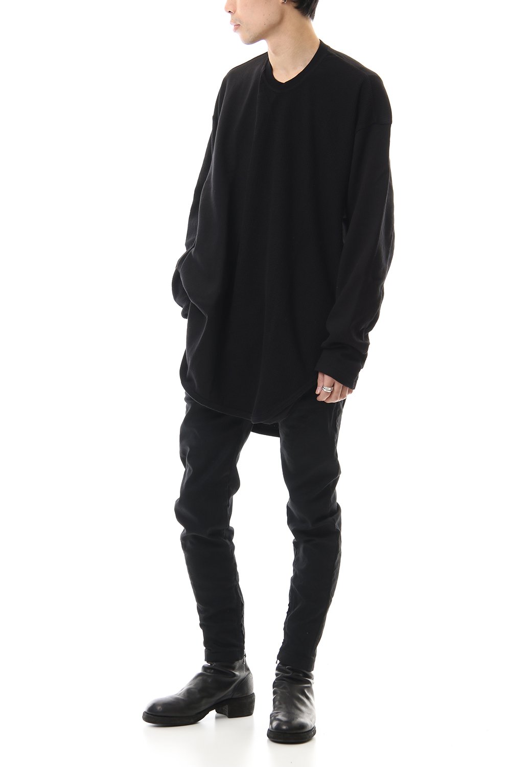 2 FACE TUCK SHIRT Black