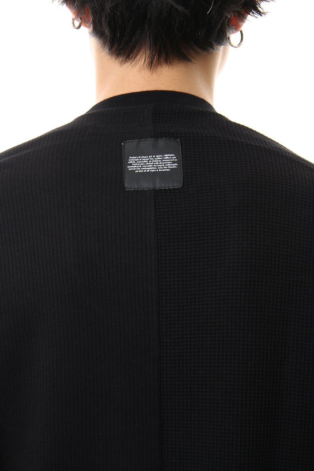 2 FACE TUCK SHIRT Black