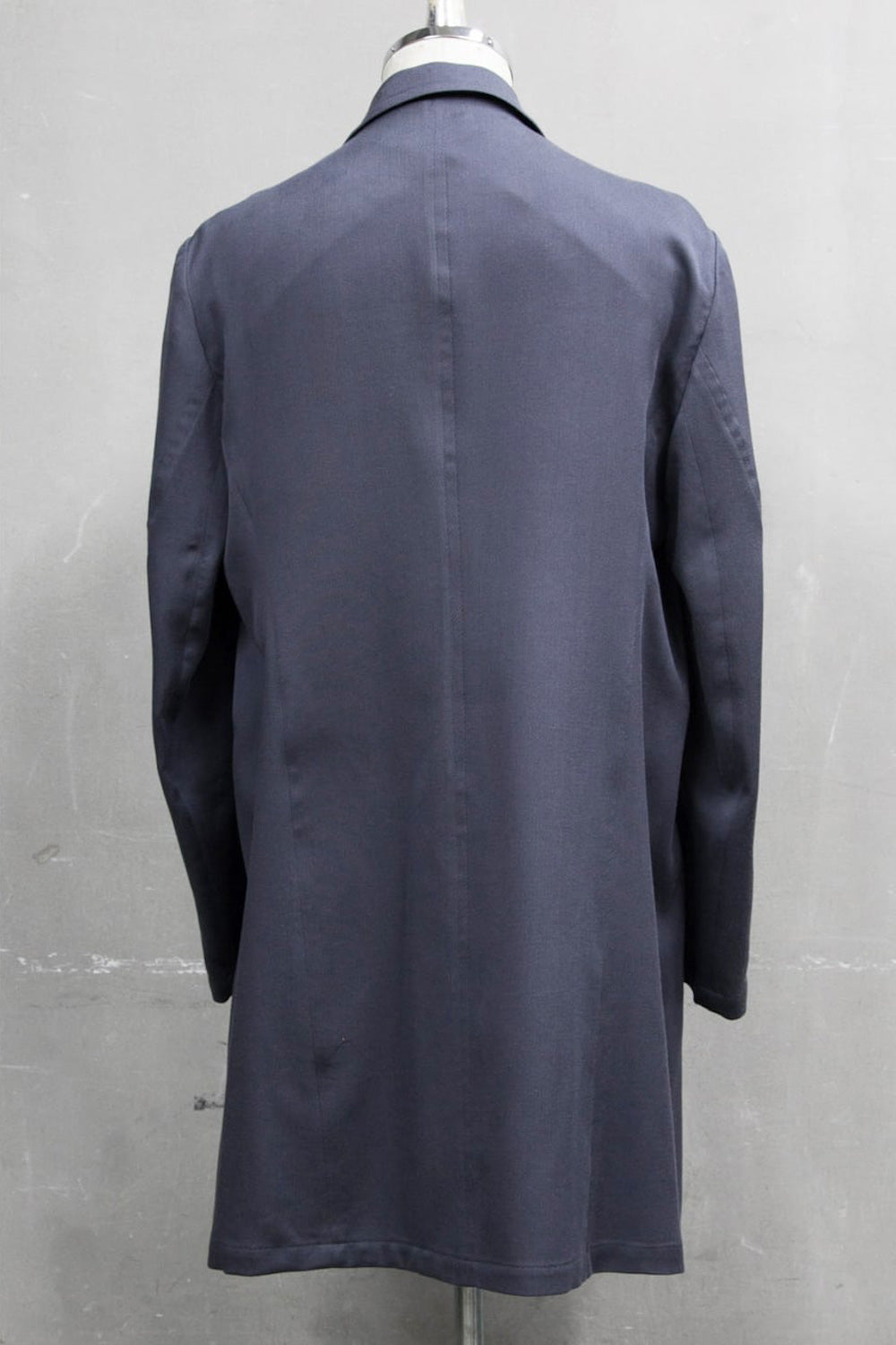 LOZENGE COLLAR TAILORED JACKET Blue Gray