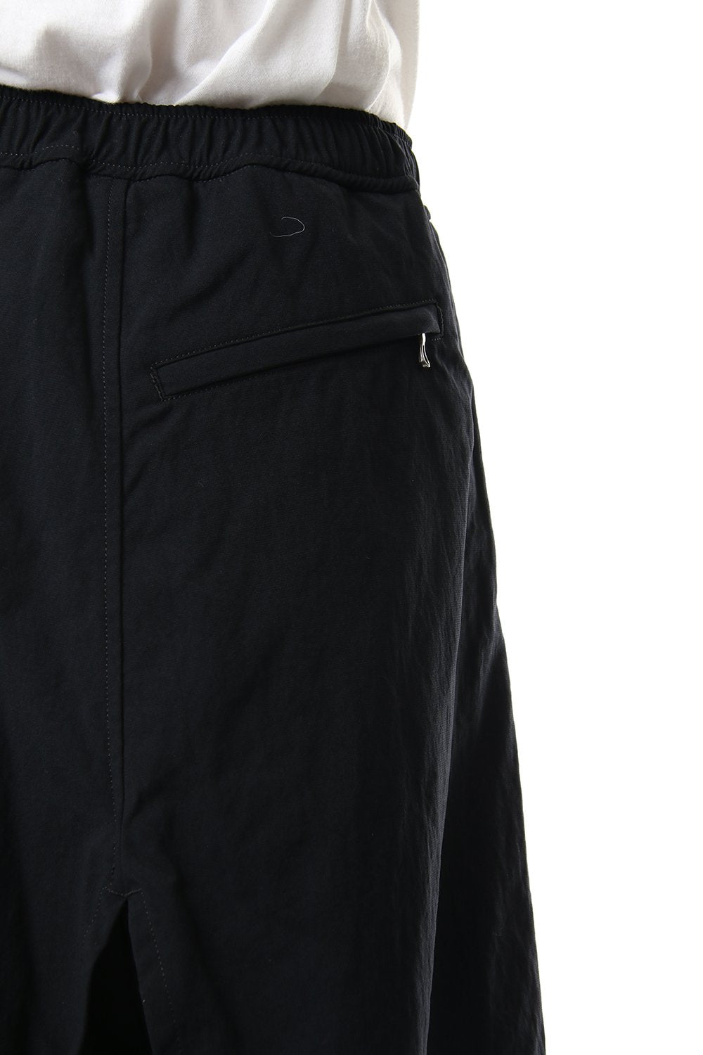 CONTRAST LAYERED PANTS Black