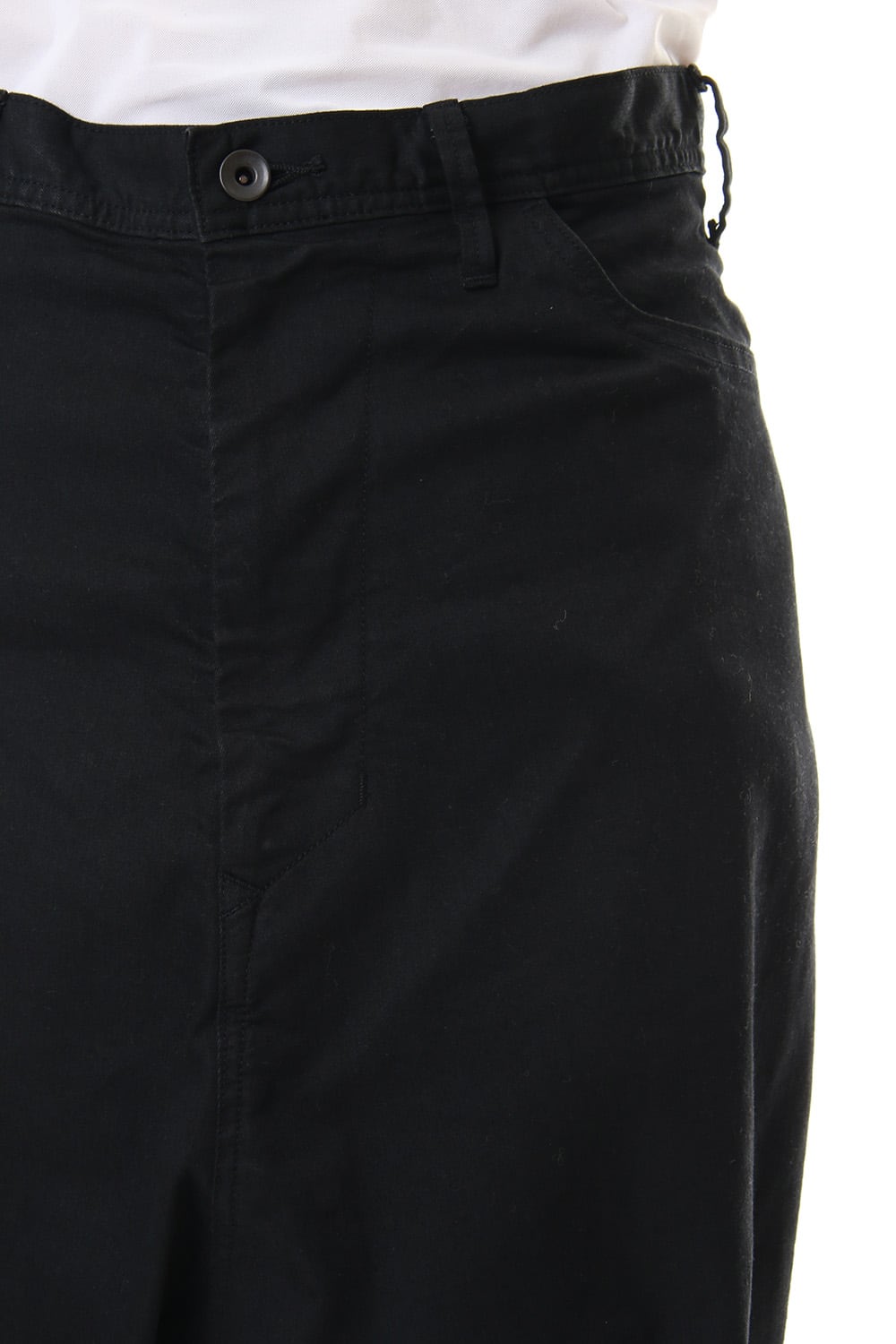LOW CROTCH BAGGY PANTS Black